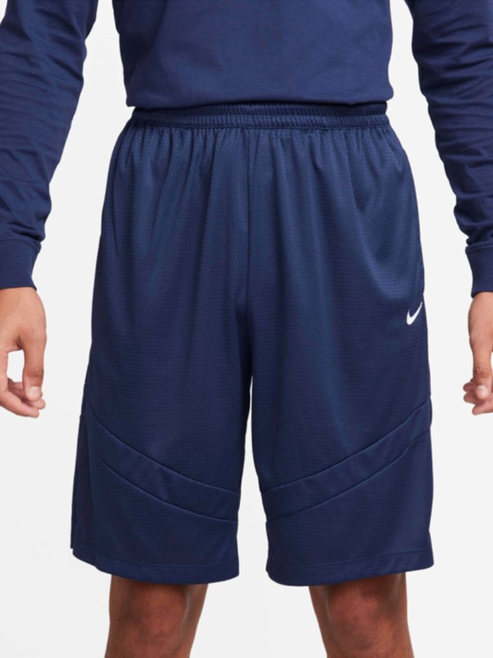 Nike Icon Men's Dri-FIT 11" Basketball Gym Training Shorts Navy Blue 2XL